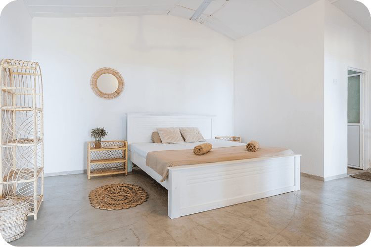 ohana surf camp villa midigama bedroom