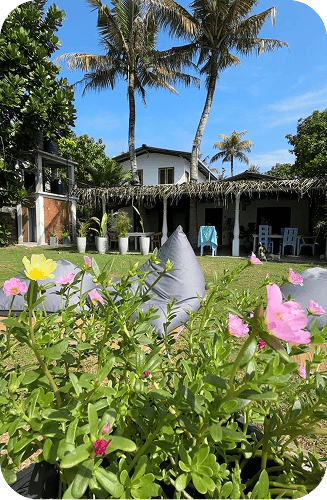 ohana surf camp villa midigama garden with ocean view 2