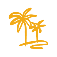 palms yellow icon